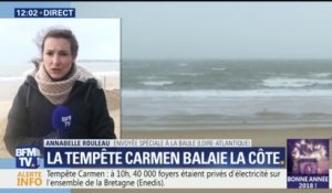 Tempête Carmen: d'importantes vagues attendues en début d'après-midi sur le littoral atlantique