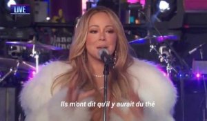 Sur scène à Times Square, Mariah Carey n'a pas obtenu son thé chaud mais a fait oublier le désastre 2017