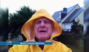 En pleine tempête Carmen, un téléspectateur de France 3 réalise une vidéo dans la plus grande difficulté ! Regardez