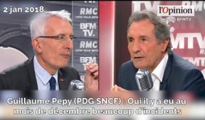 SNCF: Guillaume Pepy reconnaît des «incidents» mais ne démissionnera pas