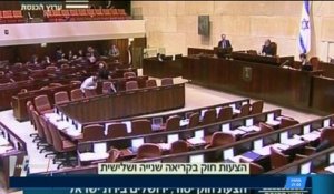Israël: la Knesset adopte une loi qui complique le partage de Jérusalem