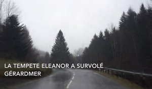 La tempête Eleanor dans le secteur de Gérardmer