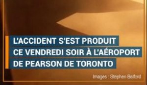 À Toronto, deux avions entrent en collision sur le tarmac de l'aéroport
