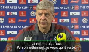 Transferts - Wenger : "Walcott ? Je veux qu'il reste"