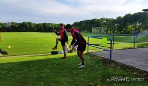 stage de Mouscron: travail de prévention des blessures