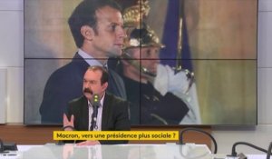 "Qu'est ce que vous faites, vous, tous les matins ?", lance Philippe Martinez à Emmanuel Macron