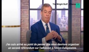 Nigel Farage se dit prêt à organiser un nouveau référendum sur le Brexit