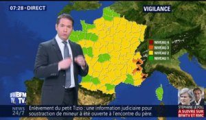 La météo pour ce mardi 9 janvier 2018