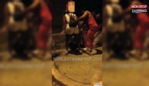 Un homme cherche la bagarre avec un inconnu et termine KO (Vidéo)