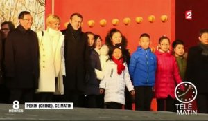 Emmanuel Macron en VRP en Chine