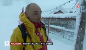 Avalanches : vigilance à Val-d'Isère