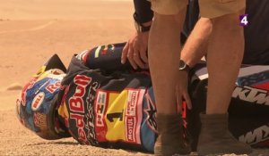 Dakar 2018 : En moto, Sunderland met pied à terre, Van Beveren tire le gros lot !