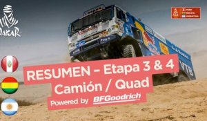 Resumen - Camiones/Cuadriciclos - Etapas 3 & 4  - Dakar 2018