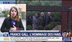 Les fans de France Gall lui rendent un dernier hommage au funérarium du mont Valérien