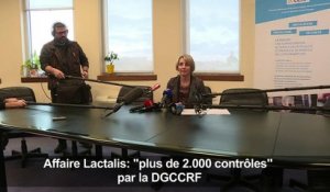 Affaire Lactalis: "plus de 2.000 contrôles" par la DGCCRF