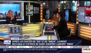 Après le succès de "XXI" et de "6Mois", Laurent Beccaria et Patrick de Saint-Exupéry lancent "Ebdo" - 11/01