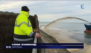 Gironde : opération de réensablement dans le bassin d'Arcachon