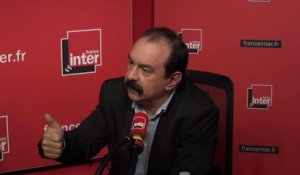 Philippe Martinez : "Il y aurait les bons et les mauvais réfugiés? Cette politique de tri sélectif, c'est scandaleux"