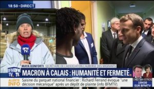 "On voulait marquer le coup", déclare une membre de l’association L’Auberge des migrants qui a décliné l’invitation de Macron à Calais