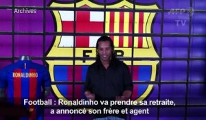 ARCHIVES/Brésil - Ronaldinho prend sa retraite, selon son frère