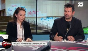 Le monde de Macron: Quand les dealers font leur Pub sur des murs de HLM à Toulouse ! - 17/01