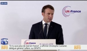 Mineurs non-accompagnés: "point important" du traité franco-britannique sur l'immigration, dit Macron