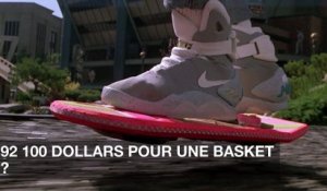 Retour vers le futur 2 : une basket portée par Michael J. Fox vendue près de 100 000 dollars