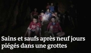 Piégés dans une grotte pendant neuf jours, les rescapés thaïlandais sont sains et saufs