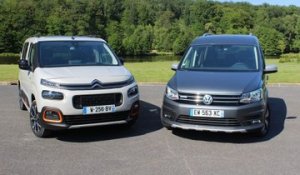 Comparatif : Citroën Berlingo vs Volkswagen Caddy