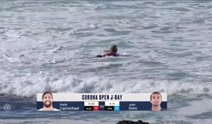 Adrénaline - Surf : Les meilleurs moments de la série de J. Duru vs. W. Carmichael (Corona Open J-Bay, round 2)