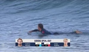 Adrénaline - Surf : Les meilleurs moments de la série de F. Morais et K. Andino (Corona Open J-Bay, round 3)
