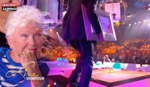 Line Renaud bon anniversaire : L'actrice émue aux larmes en découvrant des images de Johnny Hallyday (Vidéo)