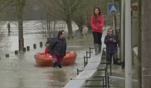 A Lagny-sur-Marne, 4 kilomètres de passerelles ont été installées pour contrer la crue