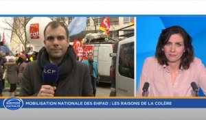 Maisons de retraite : personnels et directeurs d'établissements en grève manifestent