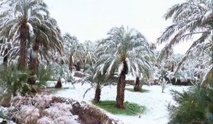 Maroc : de la neige dans le désert