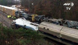 Vidéo amateur montre la scène de la collision entre deux trains