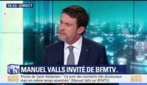 Manuel Valls sur le procès de Salah Abdeslam: "Il cherche à se victimiser"