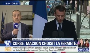 "Nous attendons qu'Emmanuel Macron ouvre la voie à des négociations constructives", lance le président de l'Assemblée de Corse