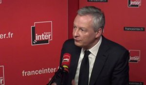 Bruno Le Maire : "La baisse du temps de travail n'est pas une solution au chômage en France"