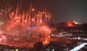 Début de la cérémonie des JO 2018 de Pyeongchang