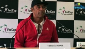 Fed Cup 2018 - Yannick Noah : "Mon cauchemar ? Ce n'est pas Elise Mertens"