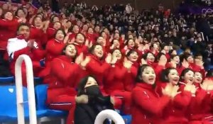 Les supportrices de Corée du Nord aux Jeux Olympiques de PyeongChang 2018