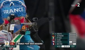 JO 2018 : la biathlète Anaïs Bescond remporte le bronze en poursuite
