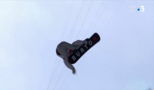 JO 2018 : Snowboard - Half-pipe Hommes. La démonstration de Shaun White impressionnant de facilité