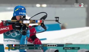 JO 2018 : Biathlon - Individuel : Desthieux craque et lâche deux balles