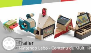 Trailer - Nintendo Labo - Le Multi Kit nous montre ses jeux et constructions en carton