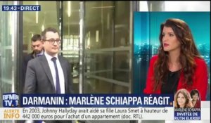 "Il faut respecter la présomption d'innocence de Gérald Darmanin", assure Marlène Schiappa