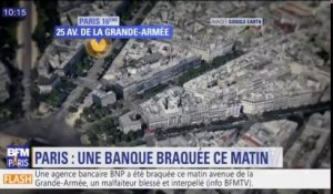 Paris: une banque braquée près de l'Arc de Triomphe, des coups de feu échangés