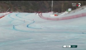 JO 2018 : Ski - Super-G Femmes : Lindsey Vonn part à la faute
