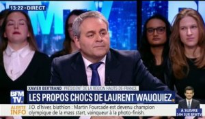 Pour Xavier Bertrand, les propos enregistrés de Wauquiez ressemblent "à du Le Pen"